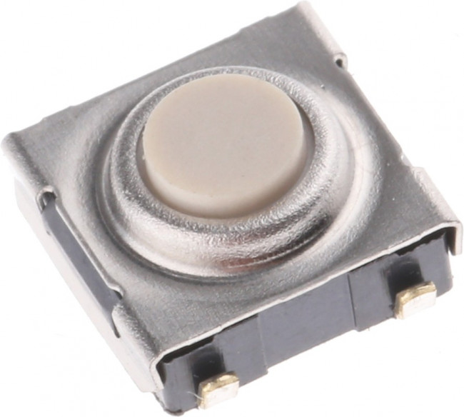 B3FS-1002, Тактильная кнопка, B3FS, Top Actuated, SMD (Поверхностный Монтаж), Plunger for Cap, 150 гс
