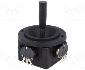 OM200A-M2, Джойстик, 0-5k-±5%,2 оси, Фикс.пол: 1, 5кОм, -10-80°C, ±5%