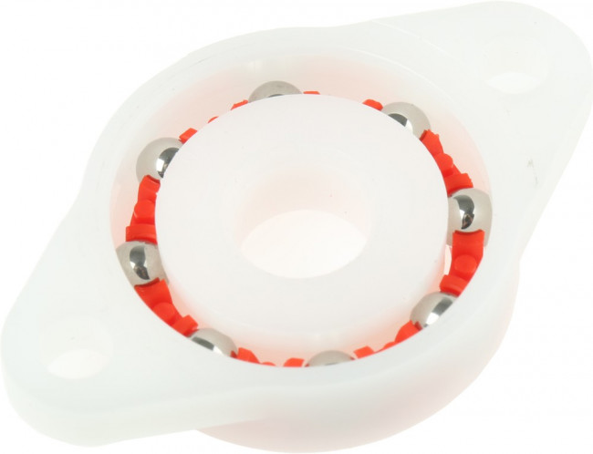 2 Hole Flange Bearing Unit, SFT10/4N/D, 10mm ID