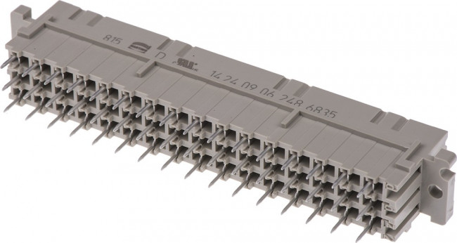 09032646821, DIN 41612 Connectors 64P TYPE C FEMALE STRT WRAP POST 09032646821, DIN 41612 Connectors 64P TYPE C FEMALE STRT WRAP POST