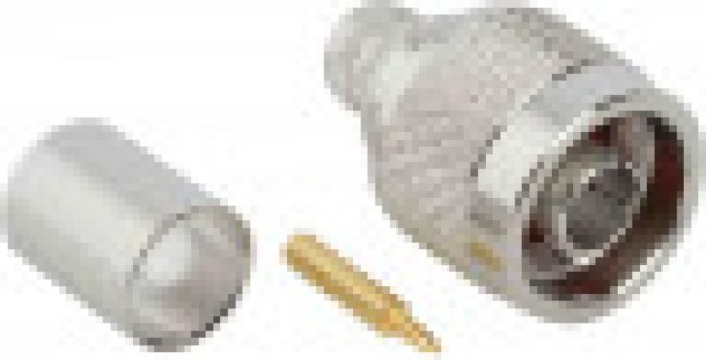 172166, Разъем РЧ / Коаксиальный, N Коаксиальный, Прямой Штекер, Обжимной, 50 Ом 172166, Разъем РЧ / Коаксиальный, N Коаксиальный, Прямой Штекер, Обжимной, 50 Ом