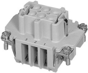 C146 10B006 500 1, Conn Heavy-Duty Rectangular F 6Signal/1Ground POS Crimp ST Panel Mount C146 10B006 500 1, Conn Heavy-Duty Rectangular F 6Signal/1Ground POS Crimp ST Panel Mount