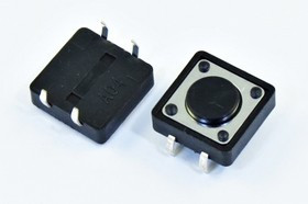 Тактовая кнопка, 12x12x18, алгоритм работы NO, контакты 4PF, TS-2201