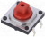 SKQEACA010, Switch Tactile N.O. SPST Button PC Pins 0.05A 12VDC 2.55N Thru-Hole