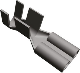 1-160301-6, FASTON .250 Uninsulated Female Spade Connector, Receptacle, 6.35 x 0.81mm Tab Size, 4mm² to 6mm² 1-160301-6, FASTON .250 Uninsulated Female Spade Connector, Receptacle, 6.35 x 0.81mm Tab Size, 4mm² to 6mm²