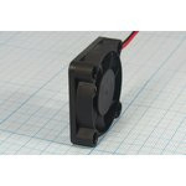 Вентилятор 40x40x10, напряжение 12В, мощность 0,8Вт, выводы 2L, подшипник качения, KF0410B1H-R JAMIC Вентилятор 40x40x10, напряжение 12В, мощность 0,8Вт, выводы 2L, подшипник качения, KF0410B1H-R JAMIC