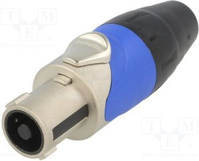 SP-4-FNS, Вилка, для громкоговорителей, "мама", PIN 4, на провод, 30А, 133В