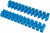 07-5025-4, Клеммная винтовая колодка KВ-25 10-25, ток 60 A, полипропилен синий (10 шт./уп.)