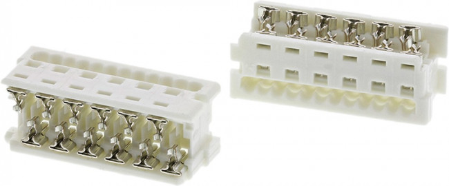 0903270312, Conn IDC Connector RCP 12 POS 1.27mm IDT ST Cable Mount Picoflex Bag