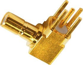 HYR-1702 (GMSB-1702), Разъем MINI SMB, гнездо угловое, на плату