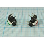 Тактовая кнопка с подсветкой красного цвета 9753 R ПКнТакт 12x12x 7\h \\NO\IL2Вкр\6P\\