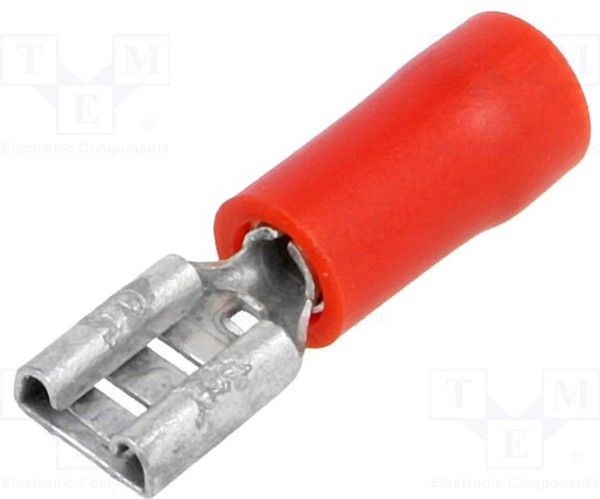 BM 00145, Наконечник: плоский, 4,8мм, 0,5мм, "мама", 0,25-1,5мм2, обжим