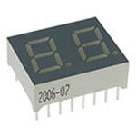 DA04-11GWA, Индикатор зеленый, 10мм 2х7, 8мКд общий анод