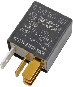 0332201107, Микро-реле 12V 30/10A