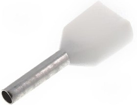 TUL-RI-TW-00508, Втулочный, изолированный, двойной, медь, Изоляция ПВХ, 0,5мм2, 8мм TUL-RI-TW-00508, Втулочный, изолированный, двойной, медь, Изоляция ПВХ, 0,5мм2, 8мм