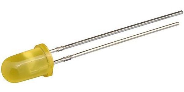 GNL-5013UYD-TL, Светодиод 5мм/желтый/594нм/ 800-1000мКд/40°