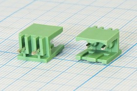 Клеммник наборный, контакты 2P5, на плату, 2EDGV5,08-02P-14-00A(H