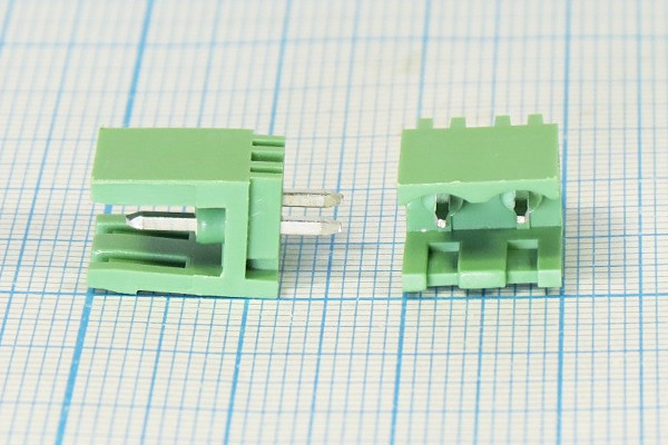 Клеммник наборный, контакты 2P5, на плату, 2EDGV5,08-02P-14-00A(H