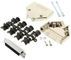 MHDTPK25-HD44FS-K, D-Sub Connector Kit, DB-44 Socket, Solder, ABS MHDTPK25-HD44FS-K, D-Sub Connector Kit, DB-44 Socket, Solder, ABS