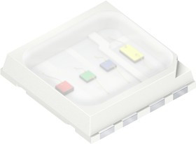 GW J9LHS1.4M-C1C7- 2+58+MQ+30A-1, Светодиод повышенной яркости, DURIS E, Красный, Зеленый, Синий, Белый, R 624nm, G 535nm, B 475nm