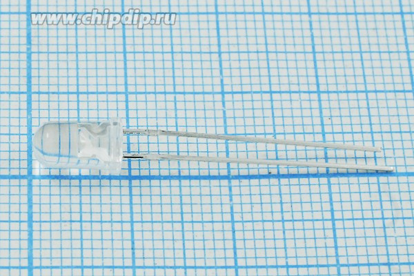 Светодиод 5x9мм, желтый, 4500мкд, угол 27град, линза прозрачная; Q-14638Y СД 5 x 9 \жел\ 4500\ 27\пр\SL-522UYCAE- C143\VOISE