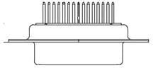 173109-0129, D-Sub Standard Connectors FCT DSUB STR PC RCPT 37 PN