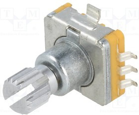 EC11J12-15P30C-SW, Энкодер: увеличивающий, SMD, 15имп./об, Пол: 30, два сигнала А и В