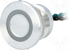 PS223P10Y01G12T, Переключатель: пьезоэлектрический, Пол: 2, SPST-NO, 0,2A/24ВAC