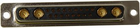 683M21WA4SL001, COMBO D-SUB CONN, RCPT, DC-21WA4, TH
