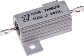 THS25R02J, 20m 25W Wire Wound Chassis Mount Resistor THS25R02J ±5%