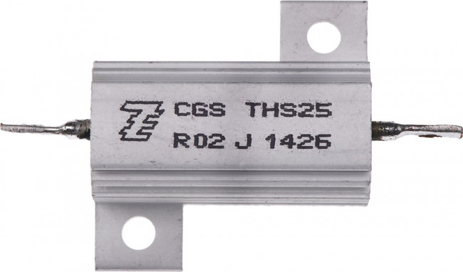 THS25R02J, 20m 25W Wire Wound Chassis Mount Resistor THS25R02J ±5%