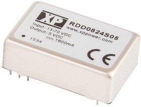RDD08110S12, RDD 8W Isolated DC-DC Converter Through Hole, Voltage in 42 a 176 V dc, Voltage out 12V