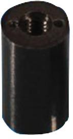 005.34.808, Стойка, Нейлон (Полиамид), Армированный Стекловолокном, M4, Круглая типа Гнездо-Гнездо, 8 мм