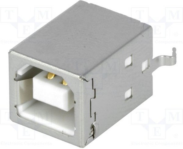 USBB-BV, Гнездо; USB B; THT; прямой