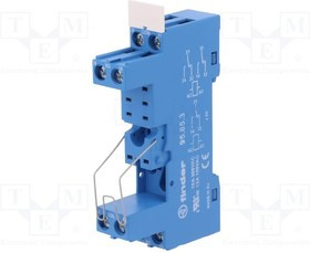 95.85.3SMA, Панелька, 10А, 250ВAC, Монтаж: DIN, Выводы: винтовые клеммы, IP20