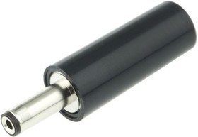 NES/J135, Вилка, питания DC, "мама", 3,4/1,3мм, на провод, пайка, 500мA