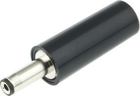 NES/J135, Вилка, питания DC, "мама", 3,4/1,3мм, на провод, пайка, 500мA