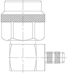 122430-10, RF Connectors / Coaxial Connectors TNC R/A CrimpPlug
