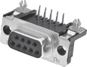 5747844-2, Amplimite HD-20 9 Way Right Angle Through Hole D-sub Connector Socket, 7.01mm Pitch, with Boardlocks 5747844-2, Amplimite HD-20 9 Way Right Angle Through Hole D-sub Connector Socket, 7.01mm Pitch, with Boardlocks