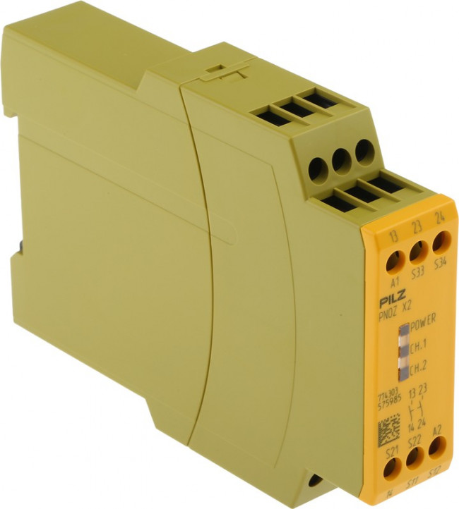 774303, Dual-Channel Light Beam/Curtain, Safety Switch/Interlock Safety Relay, 24V ac/dc, 2 Safety Contacts