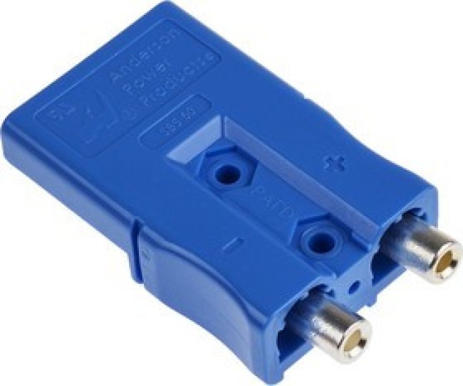 SBS50BLU#10/12, PLUG &amp; SOCKET CONNECTOR, PLUG, 2 POSITION