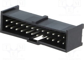 MX-90130-1124, Гнездо, IDC, "папа", PIN: 24, прямой, THT, луженые, 2,54мм, Конф: 2x12