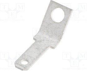 KEYS1233, Наконечник: плоский, 2,8мм, 0,5мм, "папа", M2, винтами, латунь