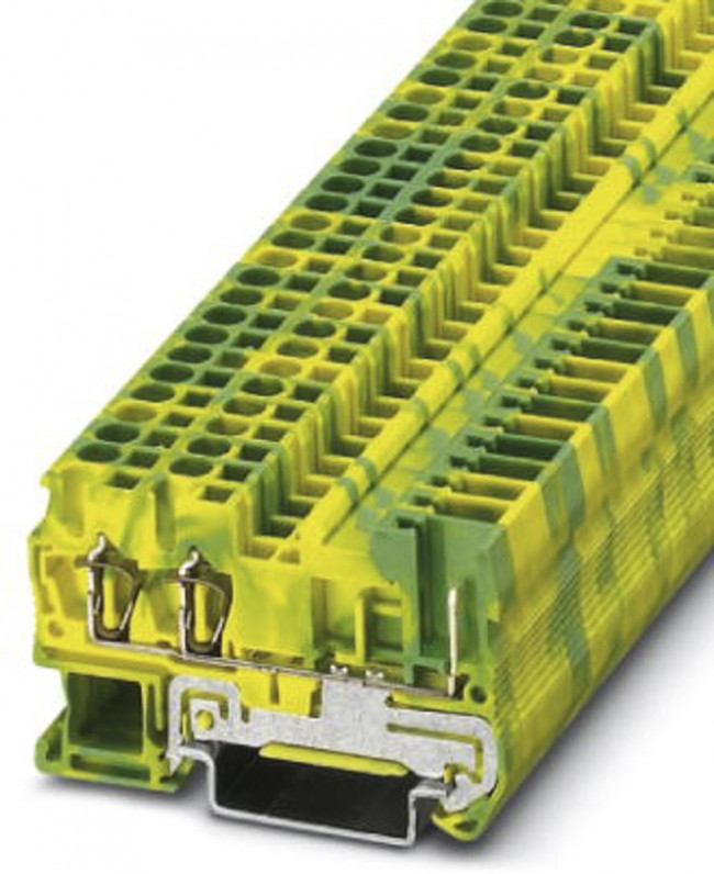 3042120, DIN Rail Terminal Blocks ST 2.5 TWIN/1P-PE
