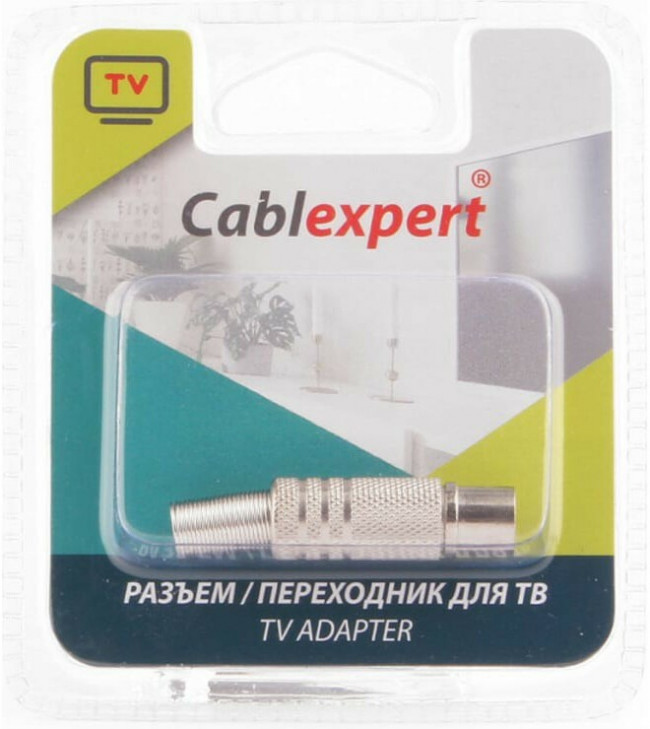 Разьем Cablexpert TVPL-01, TV (папа), блистер
