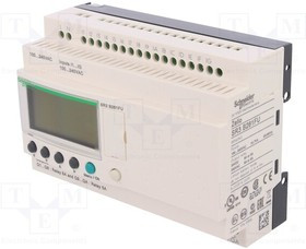 SR3B261FU, ПЛК, IN: 16, Аналог.вход: 0, OUT: 10, OUT 1: реле, DIN, Zelio Logic