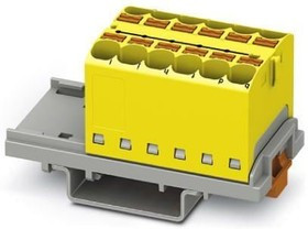 3273686, DIN Rail Terminal Blocks PTFIX 12X4-NS35A YE