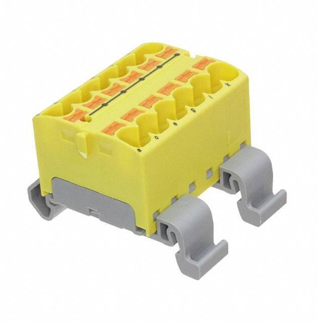 3273686, DIN Rail Terminal Blocks PTFIX 12X4-NS35A YE