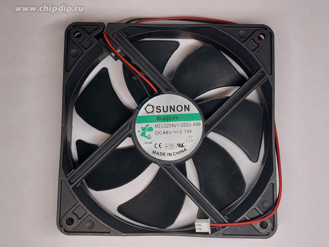 Вентилятор Sunon MEC0254V1-000U-A99 48v 5.7W 120x25 2pin