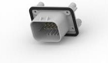 1-776262-2, Conn Shrouded Header (4 Sides) HDR 14 POS 2mm Solder ST Top Entry Thru-Hole Package